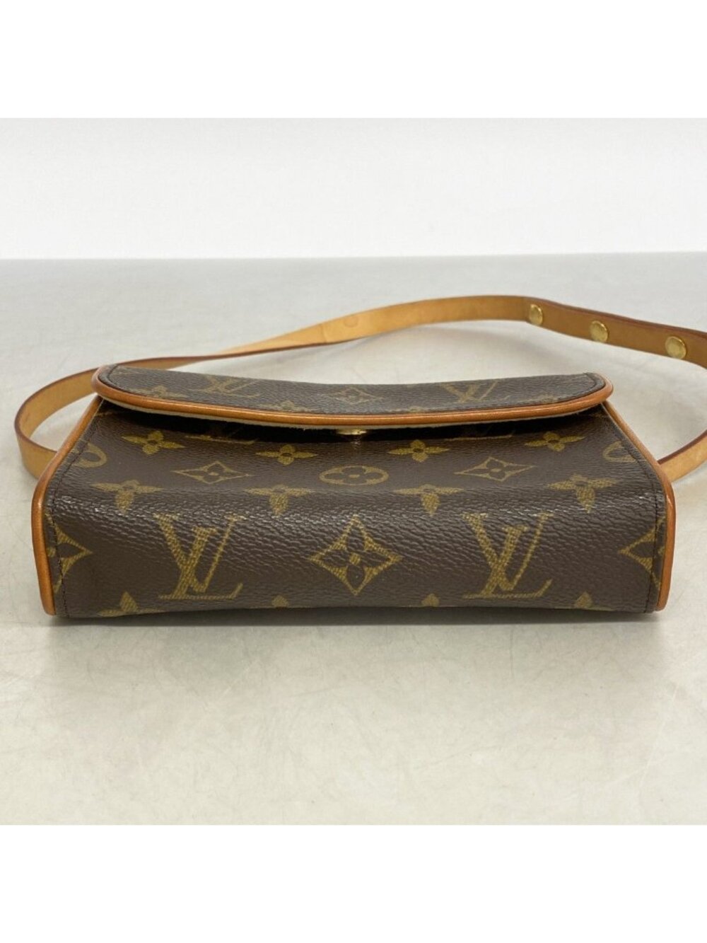 Louis Vuitton Waist Bag Monogram Pochette Florentine Brown - Picture 3 of 9